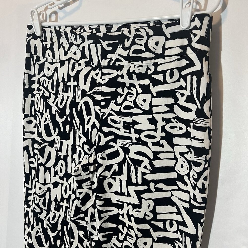 Joseph Ribkoff Women’s Pants Size 8 Black/White Elastic Waist Stretch - Picture 10 of 11